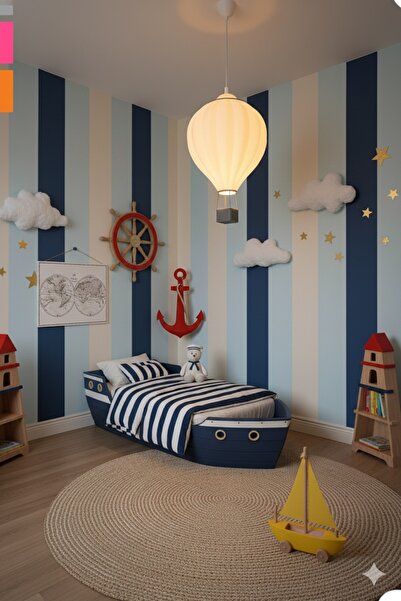 Rekatech Sıcak Hava Balonu Avize Kapadokya Havası Evinizde– Uçan Balon- Modern Sarkıt Lamba Modeli