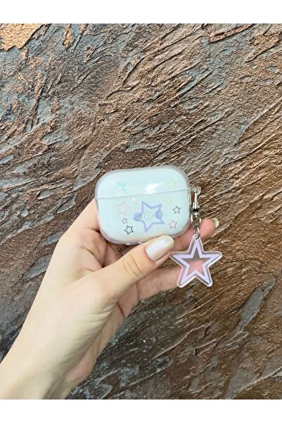 daystar AirPods Pro وPro 2حافظة سماعة رأس متوافقة مع طباعة النجوم وشكل النجوم