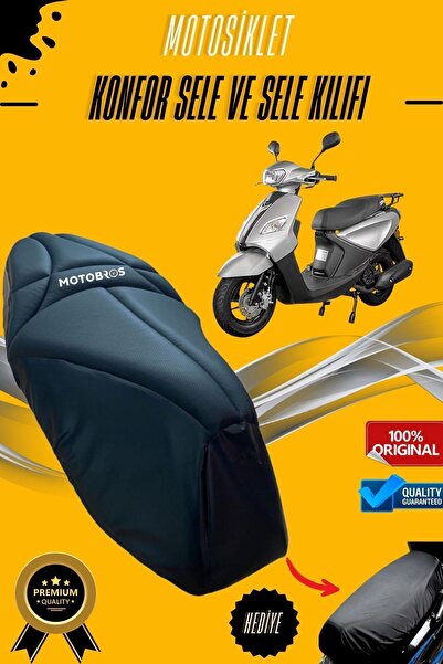 Motobros Husă de șa confortabilă compatibilă cu APEC PS 5, cu burete viscoela...