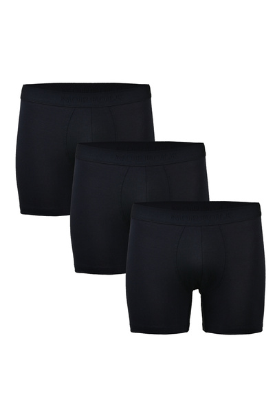 NORFOLK Austin Boxer – Μέγιστη άνεση με ύφασμα Lyocell 3-pack Μαύρο