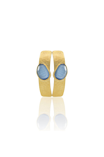 Design by Kadir Kadir Jewellery 22 Ayar Altın Kaplama Vintage Küpe -El İşçili...