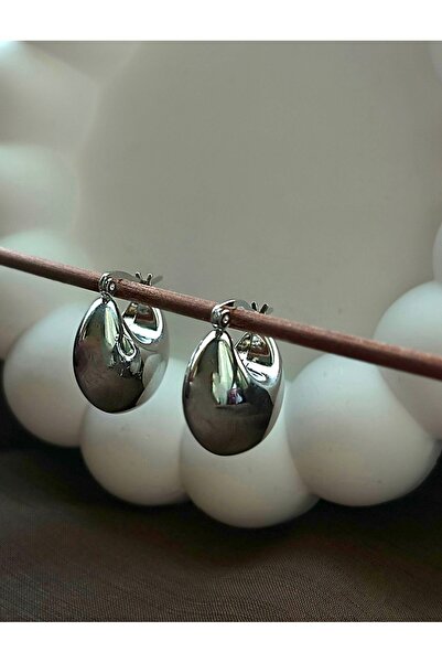 GİS JEWELRY Silver Bombeli Küpe