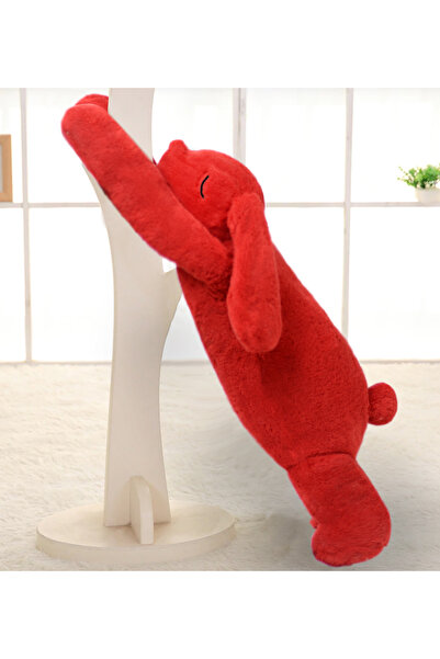 Özgüner Oyuncak 100 cm Rabbit: Giant and Soft Sleeping Companion for Children, Red