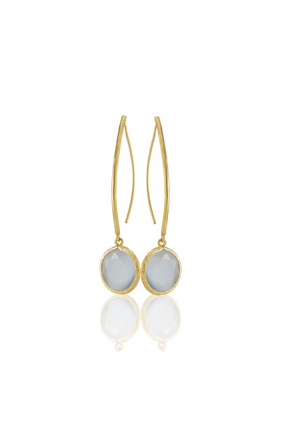 Design by Kadir Kadir Jewellery 22 Ayar Altın Kaplama Vintage Küpe -El İşçili...