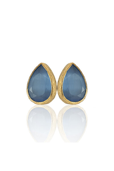 Design by Kadir Kadir Jewellery 22 Ayar Altın Kaplama Kadın Minimal Küpe -El ...