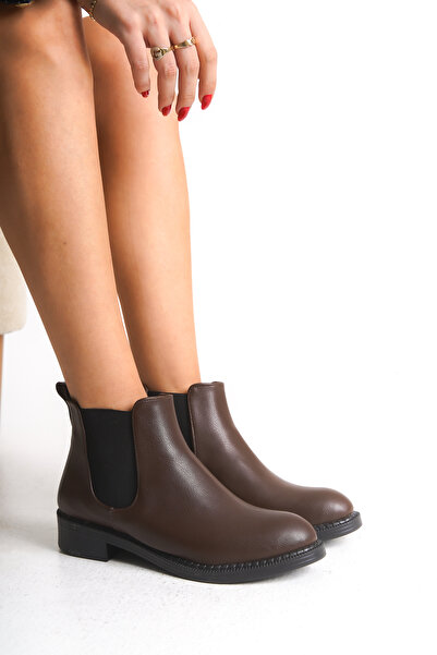 Riccon Kadın Chealsea Bot 00120035 Kahverengi