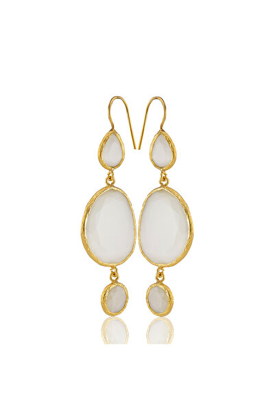Design by Kadir Kadir Jewellery 22 Ayar Altına Kaplama Kadın Sallantılı Küpe ...