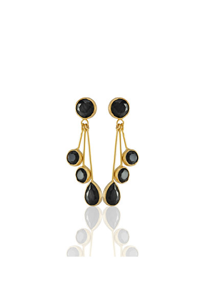 Design by Kadir Kadir Jewellery22 Ayar Altın Kaplama Vintage Küpe -El İşçiliğ...