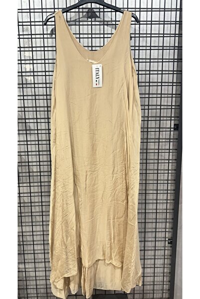 MADE İN ITALY italyan ipek elbise iç astarlı