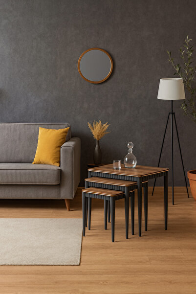 FURAX 3'lü Lodos Zigon Sehpa