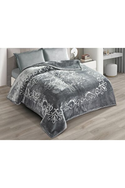 Gerenic 5 kg double blanket, two layers, engraved side and plain side, super soft texture, king size 220*240 cm