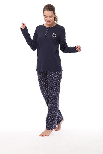 Pijadore 1543 Γυναικεία μακρυμάνικη φόρμα πιτζάμα