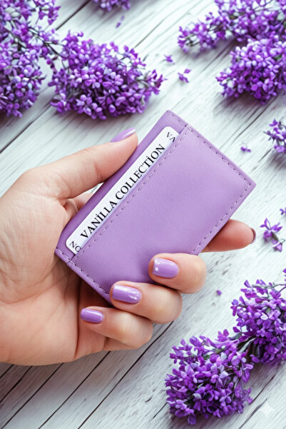 VANİLLA COLLECTİON Süper Ince Unisex Deri Kredi Kartlık Portföy