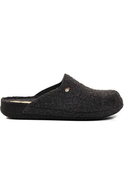 KOCAMANLAR Bento K-12115 Home Slippers Orthopedic Men's Slippers Black