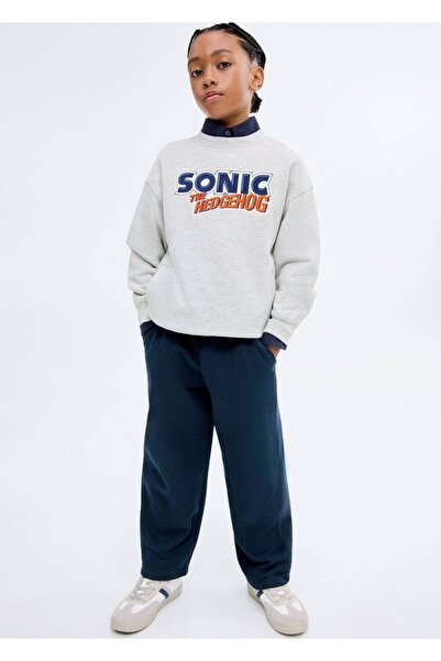 MANGO Kids Beli lastikli jogger pantolon