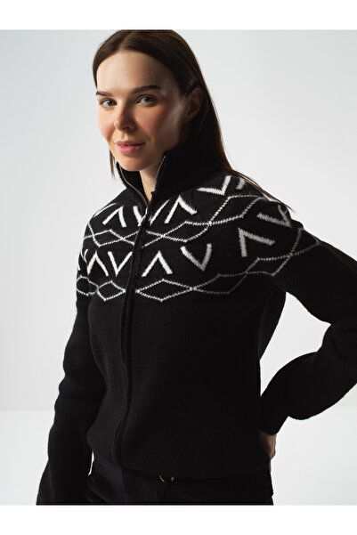 Xint Kadın Siyah Yumuşak Dokulu Oversize Ceket