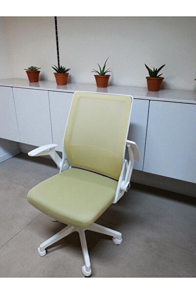 YAĞMUR OFİS Fileli Çalışma Sandalyesi MONTAJLI Hazır Kollu Ofis Koltuğu Büro ...