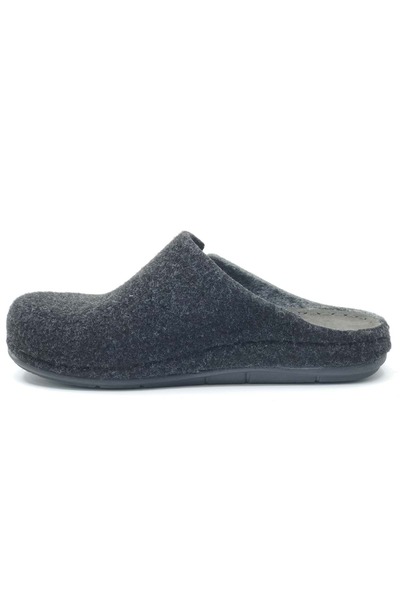 Kocamanlar Ayakkabı Bento K-63-007 Home Slippers Orthopedic Men's Slippers Black