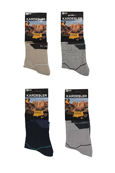 KARDEŞLER ÇORAP Мъжки получорапи за туризъм, 4 пакета