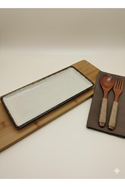 PEARL Straight Plate Cinnamon 35x15 Cm