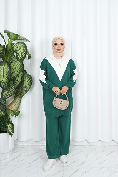 NİSUM MODA بدلة تريكو بتفاصيل رائعة