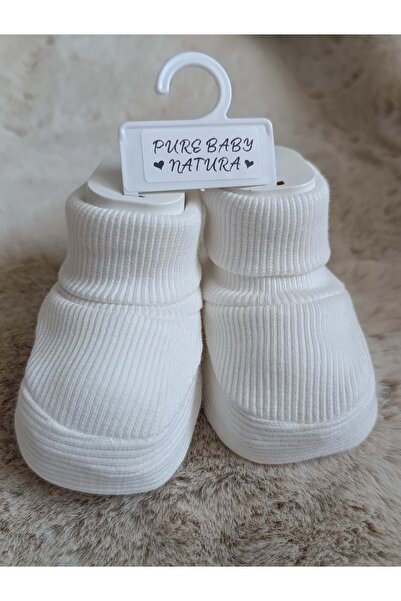 PURE BABY NATURA أحذية مرنة للجنسين من عمر 0-6 أشهر