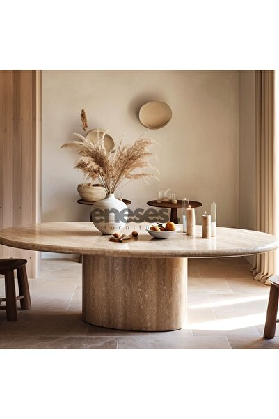 ENESES Traverten Masa 180x90