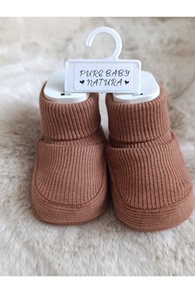 PURE BABY NATURA أحذية مرنة للجنسين من عمر 0-6 أشهر