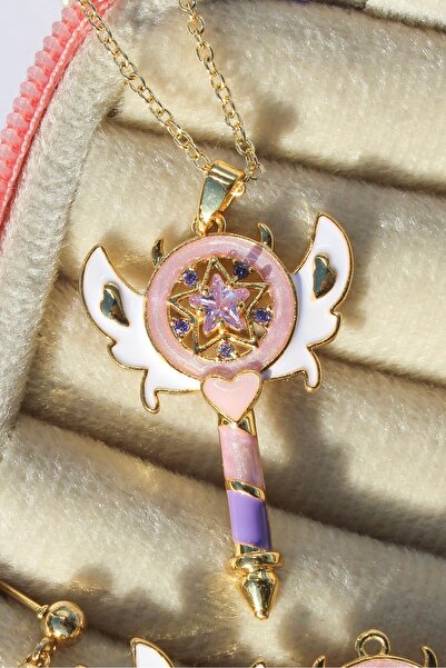 Daynav Star Butterfly Sihirli Değenek Kolye