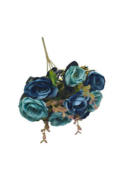 Çınar çiçekçilik Yapay Gül Demeti Dekoratif Çiçek Ev Ofis Dekor 5 dal 25 cm uzunluk