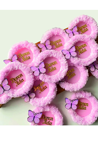 Xbedi Kız Bebek Pembe Magnet ,Bebek Doğum Hediyelik 10 adet