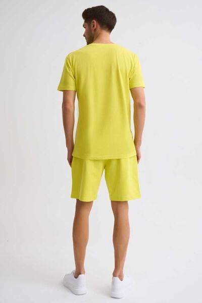 THERECOLOR Organic Cotton Short Sleeve Yellow T-Shirt - Men