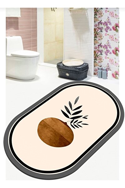 Ardizayn سجادة حمام بقاعدة منسوجة من القطن العضوي غير قابلة للانزلاق مقاس 70 ...
