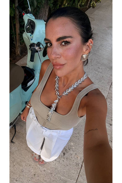 Bo Takı ve Aksesuar Yaprak marka model y kolye