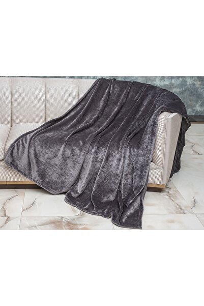 MEYHOME Wellsoft Plush TV Blanket (150x200 Cm) Anthracite