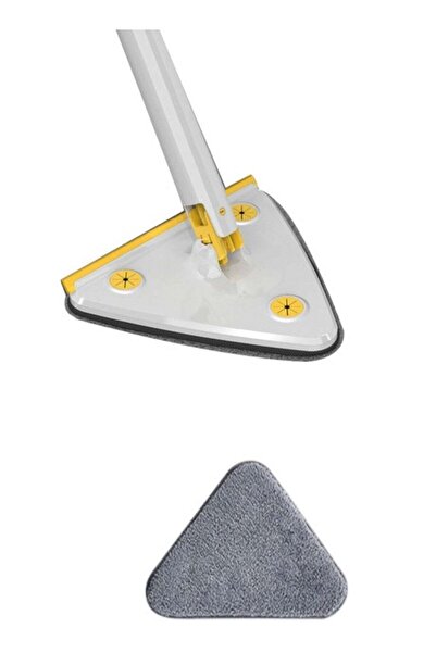 huitich ممسحة تنظيف قابلة للتعديل 360 درجة باللون الأبيض