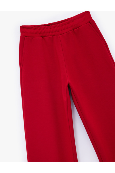 Koton Beli Lastikli Cepli Bol Paça Pantolon