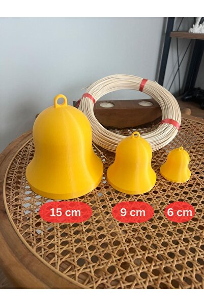 Mady Aksesuar Rattan Örme Kalıbı Çan Seti, Yılbaşı Çanı, Avize, Aplik Rattan Kalıbı