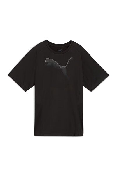 Puma Evostripe Γυναικείο Αθλητικό Μπλουζάκι Μικρό-Φαρδύ Σχέδιο