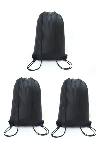 Ferzin 3 Adet İpli Büzgülü Sırt Çantası Su Geçirmez