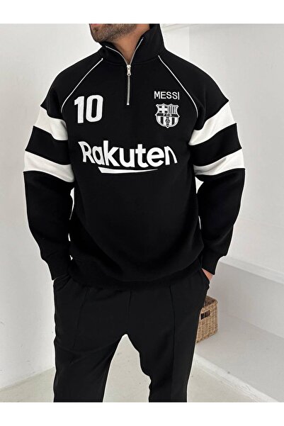 bergibo OVERSİZE KAPÜŞONLU ŞARDONLU SWEAT - BRASIL MUNIH MILAN ARJANTİN SWEAT KALİTELİ