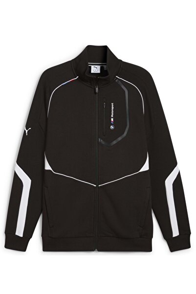 Puma Bmw MMS Hoodie Fermuarlı Jacket 630616 Erkek Eşofman Üstü SİYAH