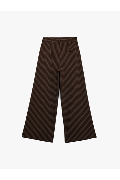 Koton Pile Detaylı Cepli Geniş Paça Palazzo Pantolon