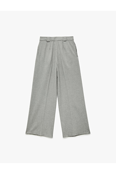 Koton Cepli Geniş Paça Yüksek Bel Palazzo Pantolon
