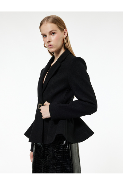 Koton Μακρυμάνικο μπλέιζερ με λεπτομέρεια με ζώνη