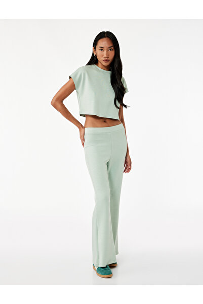 Koton Slim Fit Crew Neck Sleeveless Basic T-Shirt