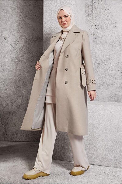 Alvina 90551 Model Belted Coat