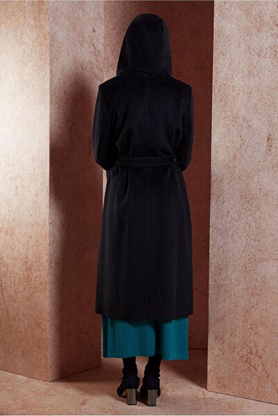 Alvina Hooded and Belted Coat 90537