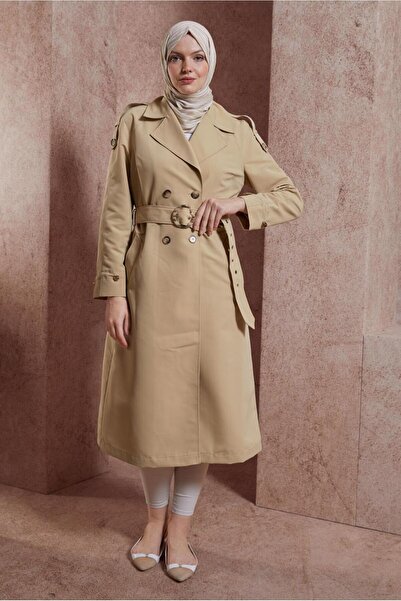 Alvina KEMERLİ TRENÇKOT 10853