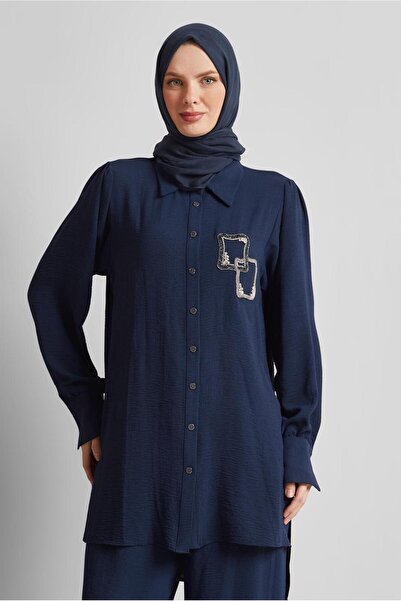 Alvina Комплект з брюками з каменним принтом 45485